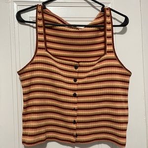Madewell square neck tank top